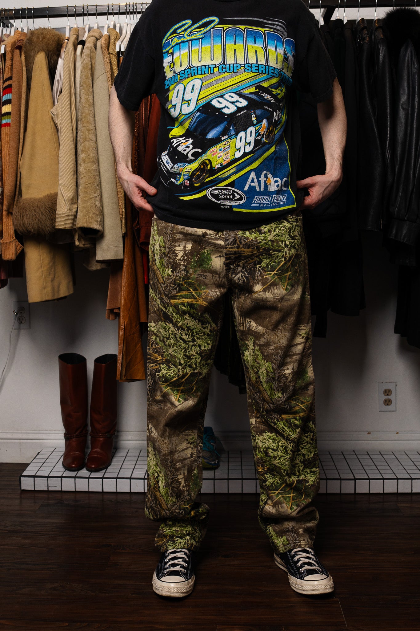 Camouflage Wrangler Hunting Pants Vintage Wrangler 'Double Knee